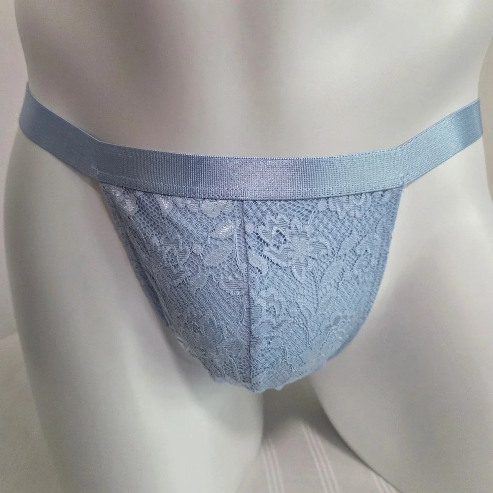 Cosabella Luxurious Italian Lace Thong Men's Mid Rise Stretch Underwear‎